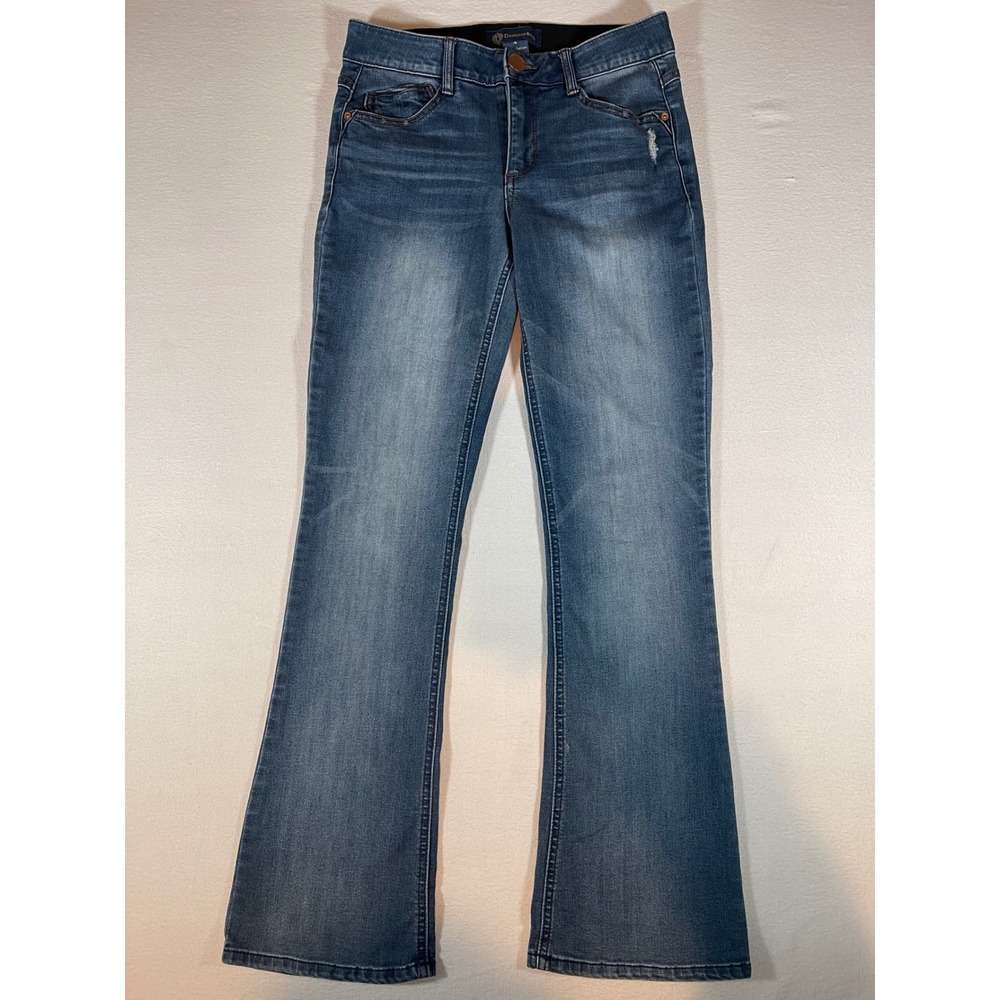 Democracy Ab solution Bootcut Jeans Medium Wash Blue Denim Women 4